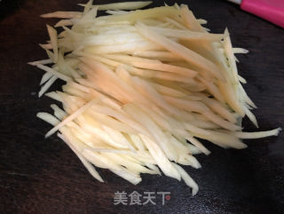 毛豆籽炒茭白的做法步骤：4