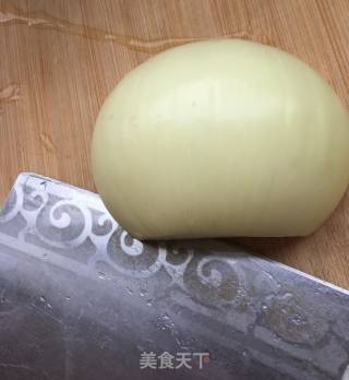 白洋葱炒对虾的做法步骤：3