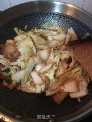 骨髓花肉白菜炖豆腐的做法步骤：11