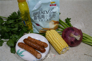 杂蔬沙拉面包的做法步骤：1