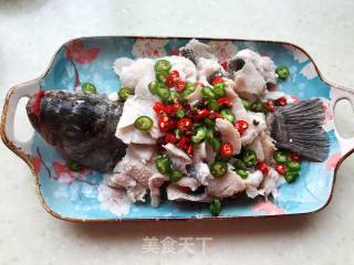 双椒鲈鱼的做法步骤：8