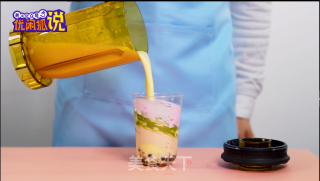 网红奶茶教程：七彩祥云嘟嘟茶的做法的做法步骤：9
