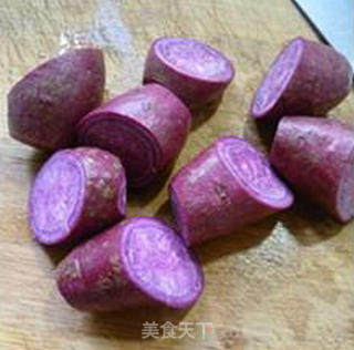 白芝麻紫薯饼的做法步骤：6