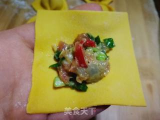 #团圆饭#韭菜鲜虾馄饨的做法步骤：17