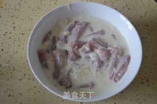 糖醋里脊的做法步骤：8