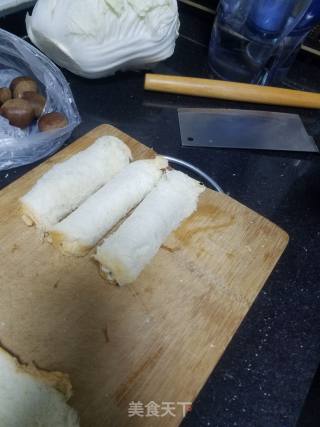 香蕉土司卷的做法步骤：3