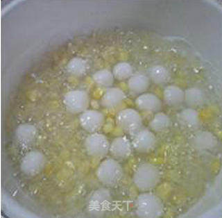 枸杞玉米粒圆子羹的做法步骤：12
