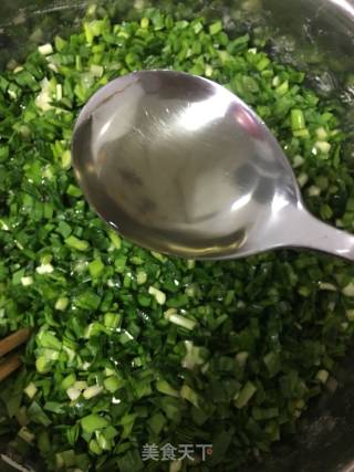 韭菜鸡蛋豆皮馅饺子的做法步骤：6