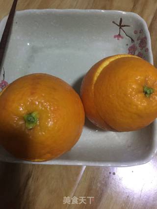 蒸脐橙的做法步骤：3