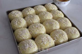 奶油燕麦餐包的做法步骤：11