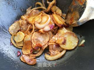 干锅土豆片的做法步骤：7
