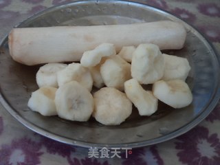 山药炒马蹄的做法步骤：2