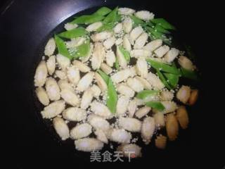 #团圆饭#玉米笋炒荷兰豆的做法步骤：3