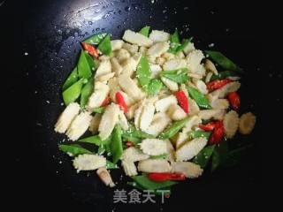 #团圆饭#玉米笋炒荷兰豆的做法步骤：6
