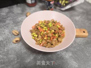 毛豆咖喱牛肉的做法步骤：7