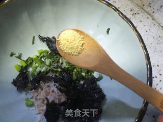 虾皮紫菜芫荽汤的做法步骤：5