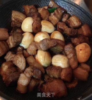 海参鸡蛋红烧肉的做法步骤：16