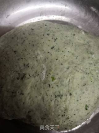 主食——菠菜饼的做法步骤：3