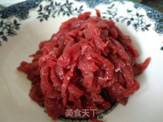 棒菜牛肉丝的做法步骤：5