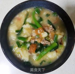 珍珠汤（疙瘩汤）的做法步骤：10