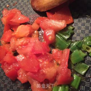 番茄虾仁的做法步骤：4