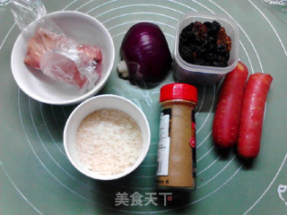 羊肉手抓饭的做法步骤：1
