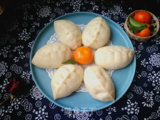 #团圆饭#红薯红豆柳叶包的做法步骤：14