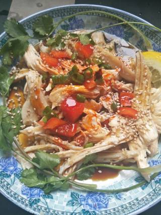 傣味柠檬手撕鸡的做法步骤：6