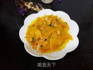 南瓜炒虾米的做法步骤：7