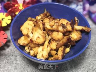 家常菜—干煸花菜的做法步骤：8