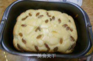 面包机版葡萄干戚风蛋糕的做法步骤：10