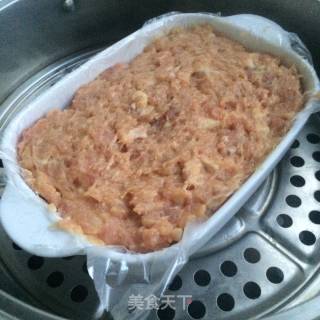 蘸汁蒸肉片的做法步骤：6
