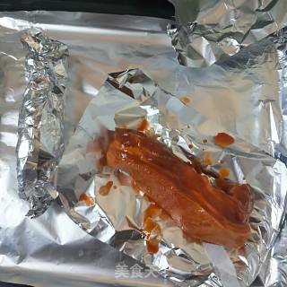 麻辣奥尔良烤五花肉的做法步骤：5
