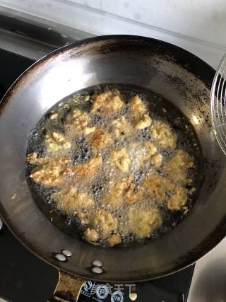 炸西葫芦粉丝菜丸子的做法步骤：11