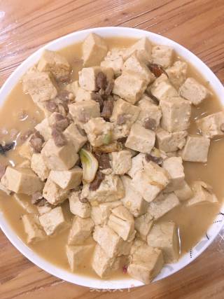 牛肉末炖豆腐的做法步骤：5