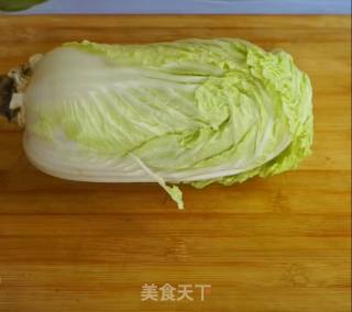 醋溜白菜的做法步骤：1