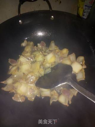 包心菜炒咸肉的做法步骤：6