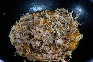 金针菇肥牛的做法步骤：7