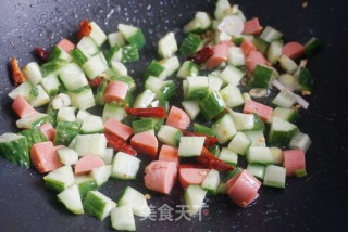 香辣黄瓜丁的做法步骤：4