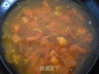 番茄口蘑方便面的做法步骤：7