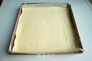 奶油戚风蛋糕卷的做法步骤：6