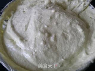 电饭煲版菠菜汁戚风蛋糕的做法步骤：9