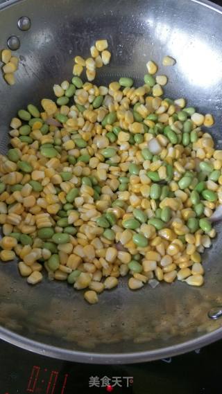 玉米毛豆的做法步骤：2