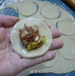 大葱牛肉馅荞麦粉蒸饺的做法步骤：10