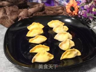 主食—南瓜鲜虾肉末饺子的做法步骤：15