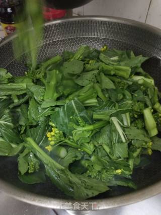 小炒菜心的做法步骤：4
