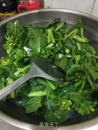 小炒菜心的做法步骤：5