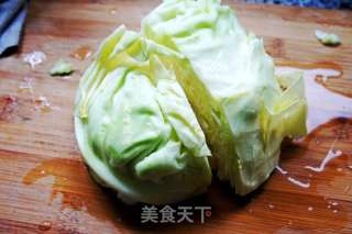 猪肉炖圆白菜的做法步骤：3