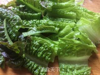 腊肉莴笋的做法步骤：2
