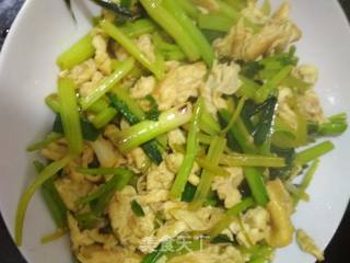 芹菜鸡蛋的做法步骤：6